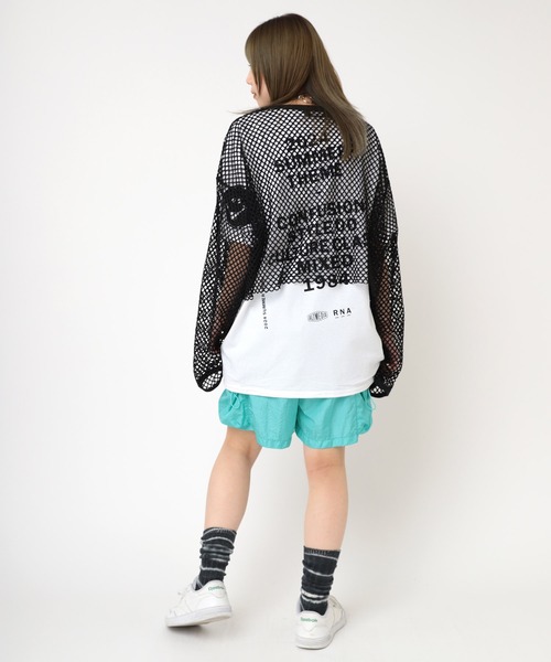 RNA(アールエヌエー)の「T1009 シャイニーナイロンショーツ(その他パンツ・レディース・ブルー/オレンジ/ブラック・MEDIUM)」の10枚目の写真