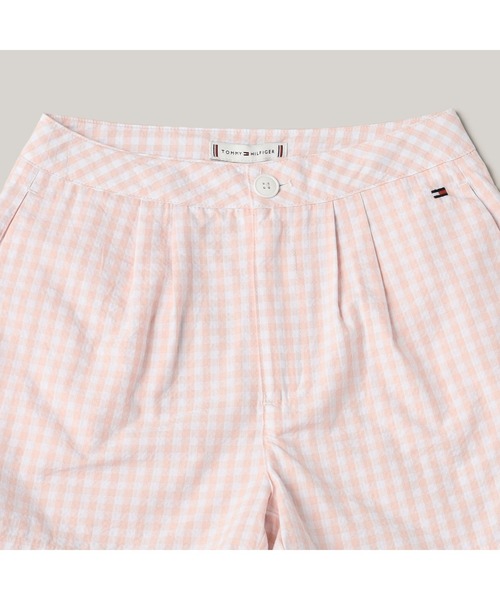 TOMMY HILFIGER（トミーヒルフィガー）の「GIRLS ギンガムショートパンツ（その他パンツ・キッズ・ピンク・160cm/150cm/140cm/130cm/90cm）」の4枚目の写真