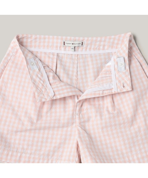 TOMMY HILFIGER（トミーヒルフィガー）の「GIRLS ギンガムショートパンツ（その他パンツ・キッズ・ピンク・160cm/150cm/140cm/130cm/90cm）」の5枚目の写真