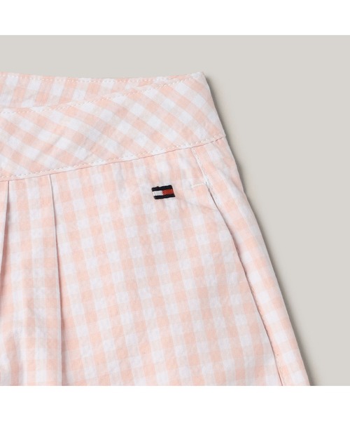 TOMMY HILFIGER（トミーヒルフィガー）の「GIRLS ギンガムショートパンツ（その他パンツ・キッズ・ピンク・160cm/150cm/140cm/130cm/90cm）」の6枚目の写真