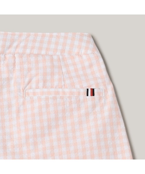 TOMMY HILFIGER（トミーヒルフィガー）の「GIRLS ギンガムショートパンツ（その他パンツ・キッズ・ピンク・160cm/150cm/140cm/130cm/90cm）」の7枚目の写真