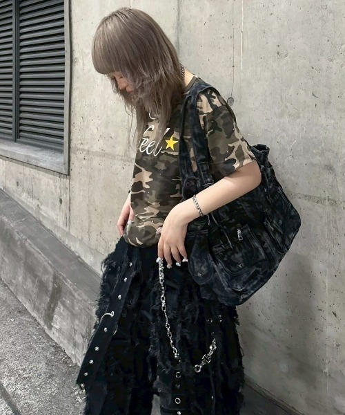 Never mind the XU】2way denim bag / 【ネバーマインド ザ