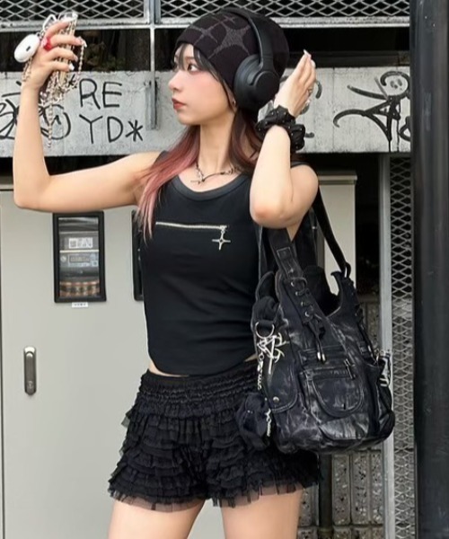 XU(エックスユー)の「【Never mind the XU】2way denim bag / 【ネバーマインド ザ エックスユー】ツーウェイデニムショルダーバッグハンドバッグ(ショルダーバッグ・メンズ・ブルー/ブラック・ONE SIZE)」の16枚目の写真