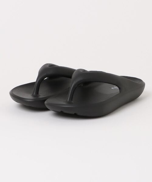 ＪＵＧＬＡＮＳ（ユグランス）の「【JUGLANS】マシュマロサンダル（サンダル・レディース・ブラック/アイボリー・M/L）」の2枚目の写真