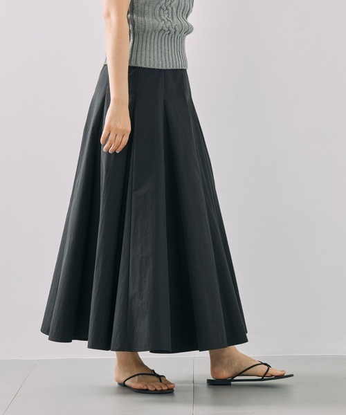 BABYLONE（バビロン）の「[OT]タイプフレアミディースカート（スカート・レディース・オフホワイト/ブラック・フリー）」の21枚目の写真