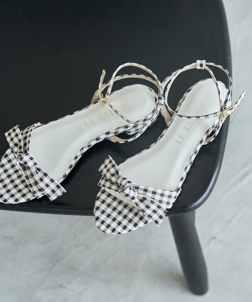 LE TALON（ルタロン）の「リボンフラットサンダル（サンダル・レディース・ホワイト系その他/キャメル/レッド/ブラック・X-SMALL/SMALL/MEDIUM/LARGE/X-LARGE）」の14枚目の写真