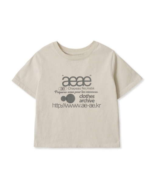 Aeae ドットWEB LOGO DOT CROP T-SHIRTS WEB LOGO DOT CROP T-SHIRTS（Tシャツ/カットソー）｜aeae