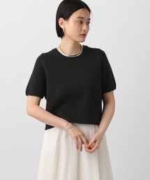 A part by | リネンコンニットプルオーバー_半袖(ニット/セーター)