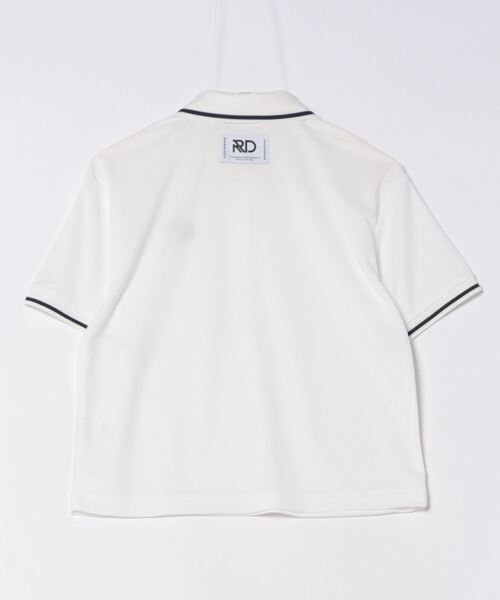 RIENDA GOLF(リエンダゴルフ)の「【RIENDA GOLF】RDルーズポロシャツ(ポロシャツ・レディース・グリーン/ホワイト・MEDIUM/SMALL)」の3枚目の写真