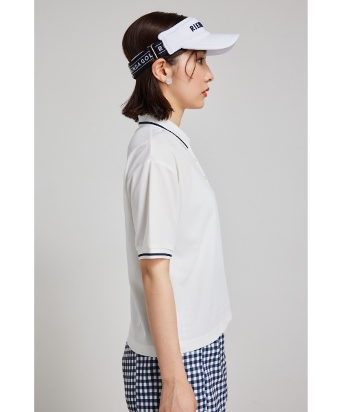 RIENDA GOLF(リエンダゴルフ)の「【RIENDA GOLF】RDルーズポロシャツ(ポロシャツ・レディース・グリーン/ホワイト・MEDIUM/SMALL)」の12枚目の写真