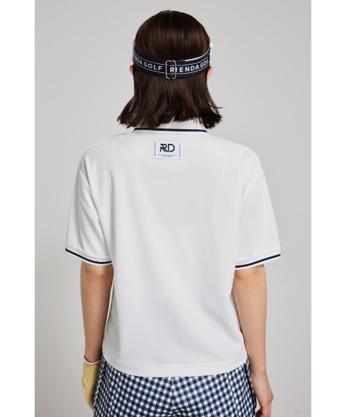 RIENDA GOLF(リエンダゴルフ)の「【RIENDA GOLF】RDルーズポロシャツ(ポロシャツ・レディース・グリーン/ホワイト・MEDIUM/SMALL)」の13枚目の写真