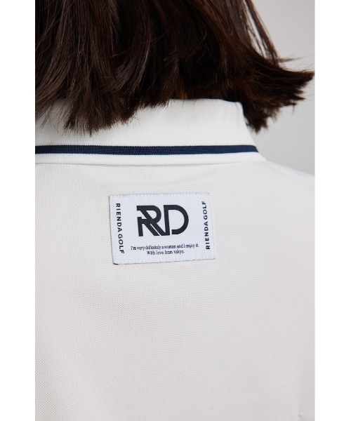 RIENDA GOLF(リエンダゴルフ)の「【RIENDA GOLF】RDルーズポロシャツ(ポロシャツ・レディース・グリーン/ホワイト・MEDIUM/SMALL)」の15枚目の写真