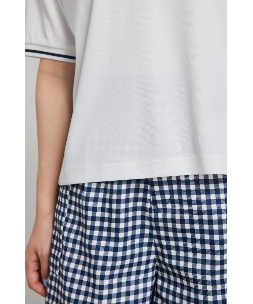 RIENDA GOLF(リエンダゴルフ)の「【RIENDA GOLF】RDルーズポロシャツ(ポロシャツ・レディース・グリーン/ホワイト・MEDIUM/SMALL)」の18枚目の写真