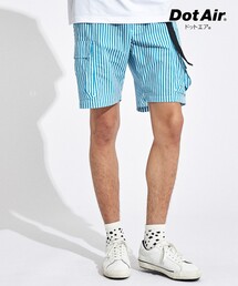 PW CIRCULUS（ピーダブリュサーキュラス）の「【高通気 / 軽撥水 / 軽量のDotAir 使用】【MEN】ストライプ柄ショーツ（その他パンツ）」