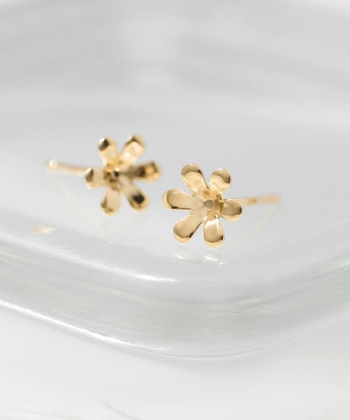 フラワーピアス[K10]（ピアス（両耳用））｜ANEMONE（アネモネ）の
