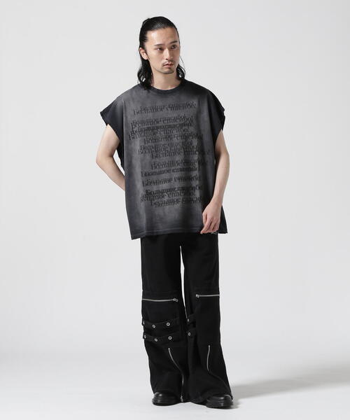 DANKE SCHON（ダンケシェーン）の「DankeSchon/ダンケシェーン/PIGMENT SPRAYING NS（タンクトップ・レディース・ブラック/グレー・L/M）」の4枚目の写真