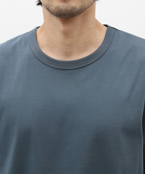 EDIFICE（エディフィス）の「BUREAU (ビューロー) SLEEVELESS TEE（Tシャツ/カットソー・メンズ・グレー/ホワイト/ブラック・MEDIUM/LARGE）」の8枚目の写真