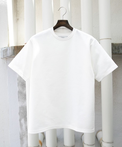 URBAN RESEARCH ROSSO MEN（アーバンリサーチロッソメン）の「『接触冷感/吸水速乾』『XLサイズあり』ハイパフォーマンスSTANDARDポンチTシャツ（Tシャツ/カットソー・メンズ・ブルー/ホワイト/ブラック/オリーブ・SMALL/MEDIUM/LARGE/X-LARGE）」の2枚目の写真
