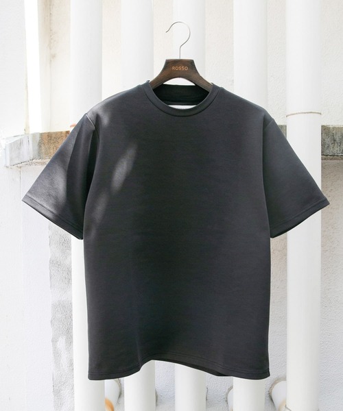 URBAN RESEARCH ROSSO MEN（アーバンリサーチロッソメン）の「『接触冷感/吸水速乾』『XLサイズあり』ハイパフォーマンスSTANDARDポンチTシャツ（Tシャツ/カットソー・メンズ・ブルー/ホワイト/ブラック/オリーブ・SMALL/MEDIUM/LARGE/X-LARGE）」の3枚目の写真