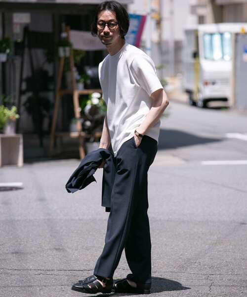 URBAN RESEARCH ROSSO MEN（アーバンリサーチロッソメン）の「『接触冷感/吸水速乾』『XLサイズあり』ハイパフォーマンスSTANDARDポンチTシャツ（Tシャツ/カットソー・メンズ・ブルー/ホワイト/ブラック/オリーブ・SMALL/MEDIUM/LARGE/X-LARGE）」の10枚目の写真