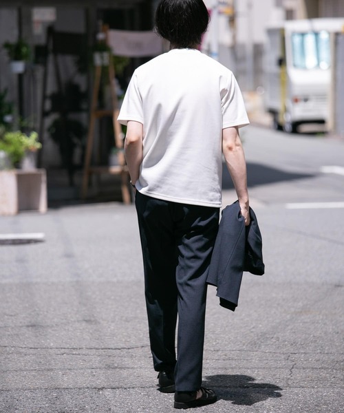 URBAN RESEARCH ROSSO MEN（アーバンリサーチロッソメン）の「『接触冷感/吸水速乾』『XLサイズあり』ハイパフォーマンスSTANDARDポンチTシャツ（Tシャツ/カットソー・メンズ・ブルー/ホワイト/ブラック/オリーブ・SMALL/MEDIUM/LARGE/X-LARGE）」の11枚目の写真