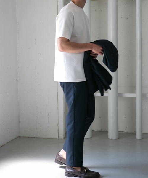 URBAN RESEARCH ROSSO MEN（アーバンリサーチロッソメン）の「『接触冷感/吸水速乾』『XLサイズあり』ハイパフォーマンスSTANDARDポンチTシャツ（Tシャツ/カットソー・メンズ・ブルー/ホワイト/ブラック/オリーブ・SMALL/MEDIUM/LARGE/X-LARGE）」の20枚目の写真