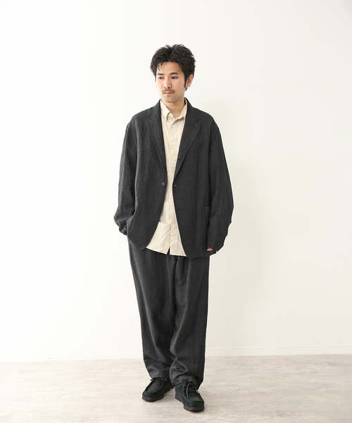 UNFOLLOW（アンフォロー）の「【FOLL / フォル】washed wool linen relax pants（スラックス・メンズ・ブラック・2/3）」の14枚目の写真