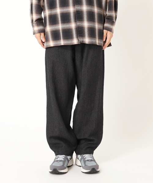 UNFOLLOW（アンフォロー）の「【FOLL / フォル】washed wool linen relax pants（スラックス・メンズ・ブラック・2/3）」の16枚目の写真