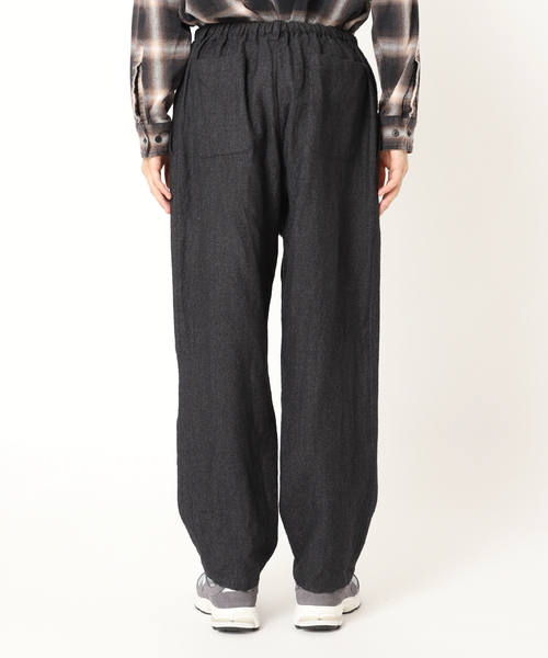UNFOLLOW（アンフォロー）の「【FOLL / フォル】washed wool linen relax pants（スラックス・メンズ・ブラック・2/3）」の19枚目の写真