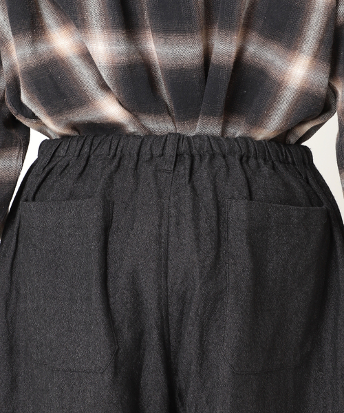 UNFOLLOW（アンフォロー）の「【FOLL / フォル】washed wool linen relax pants（スラックス・メンズ・ブラック・2/3）」の20枚目の写真