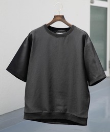 『セットアップ対応』『XLサイズあり』『WEB限定』LINEN LIKEリラックスリブTシャツ