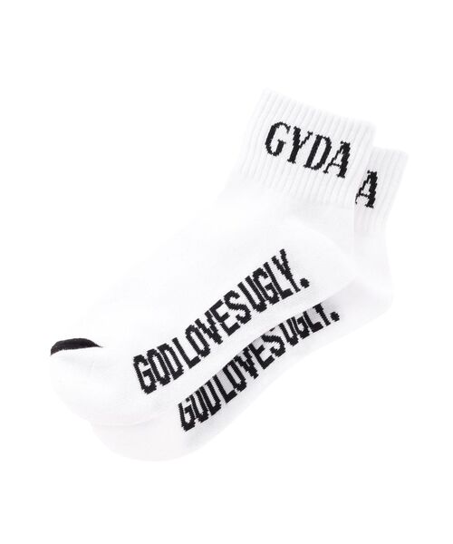 GYDA（ジェイダ）の「GYDA SOX（ソックス/靴下・レディース・ブラック/オフホワイト・FREE）」の10枚目の写真