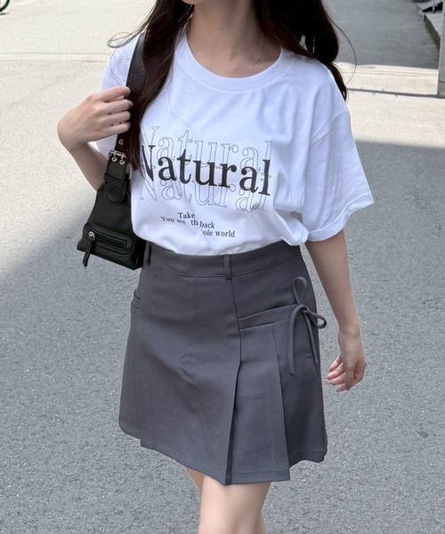 fiere（フィエール）の「英字プリント半袖Tシャツ（Tシャツ/カットソー・レディース・ホワイト/アイボリー/A・M/L/LARGE/MEDIUM/XL/SMALL）」の15枚目の写真