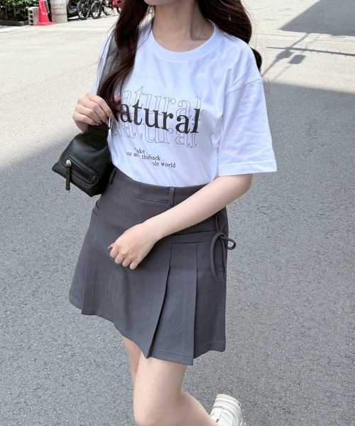fiere（フィエール）の「英字プリント半袖Tシャツ（Tシャツ/カットソー・レディース・ホワイト/アイボリー/A・M/L/LARGE/MEDIUM/XL/SMALL）」の20枚目の写真