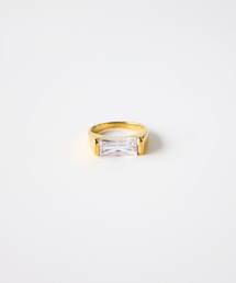 TUWAKRIM | 【TUWAKRIM】レクタングルジルコニアリング(リング)