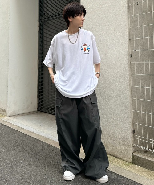 ILL'S(イルズ)の「【ILL'S】ゴーストルミナスプリントTシャツ(Tシャツ/カットソー・メンズ・ブラック/ホワイト・M/L)」の3枚目の写真