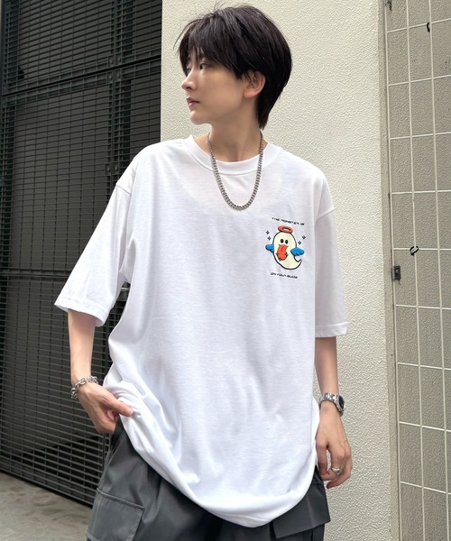 ILL'S(イルズ)の「【ILL'S】ゴーストルミナスプリントTシャツ(Tシャツ/カットソー・メンズ・ブラック/ホワイト・M/L)」の8枚目の写真