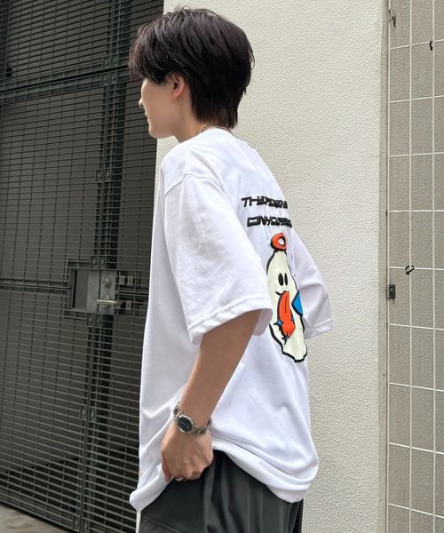 ILL'S(イルズ)の「【ILL'S】ゴーストルミナスプリントTシャツ(Tシャツ/カットソー・メンズ・ブラック/ホワイト・M/L)」の9枚目の写真