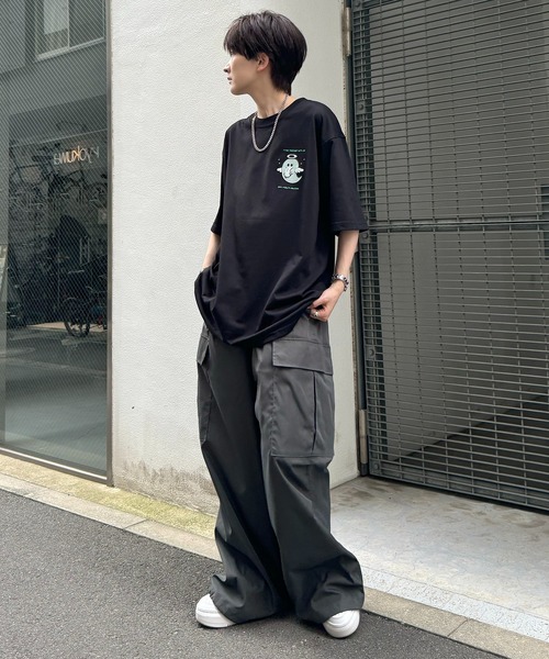 ILL'S(イルズ)の「【ILL'S】ゴーストルミナスプリントTシャツ(Tシャツ/カットソー・メンズ・ブラック/ホワイト・M/L)」の12枚目の写真