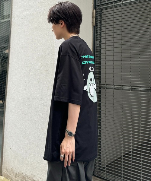 ILL'S(イルズ)の「【ILL'S】ゴーストルミナスプリントTシャツ(Tシャツ/カットソー・メンズ・ブラック/ホワイト・M/L)」の17枚目の写真