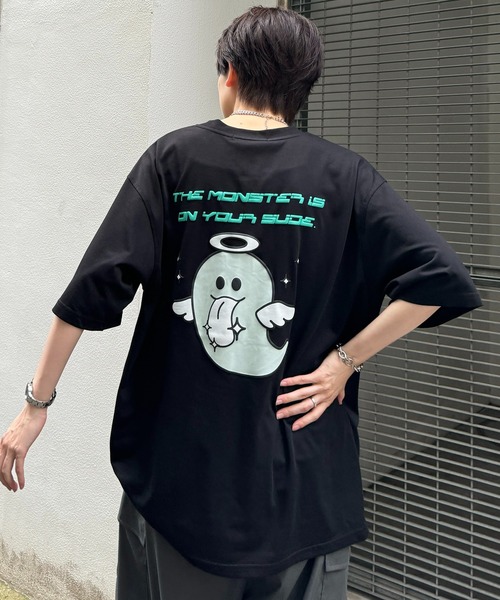 ILL'S(イルズ)の「【ILL'S】ゴーストルミナスプリントTシャツ(Tシャツ/カットソー・メンズ・ブラック/ホワイト・M/L)」の18枚目の写真