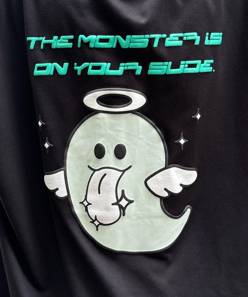 ILL'S(イルズ)の「【ILL'S】ゴーストルミナスプリントTシャツ(Tシャツ/カットソー・メンズ・ブラック/ホワイト・M/L)」の22枚目の写真