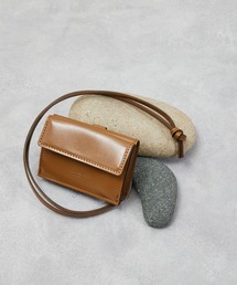 JANE SMITH / JOHN SMITH（ジェーンスミスジョンスミス）の「JANESMITH ジェーンスミス / LEATHER SMALL WALLET NECKLACE レザースモールウォレットネックレス ミニウォレット 革財布 / 24WAC-#574S（財布）」