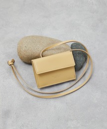 JANE SMITH / JOHN SMITH（ジェーンスミスジョンスミス）の「JANESMITH ジェーンスミス / LEATHER SMALL WALLET NECKLACE レザースモールウォレットネックレス ミニウォレット 革財布 / 24WAC-#574S（財布）」