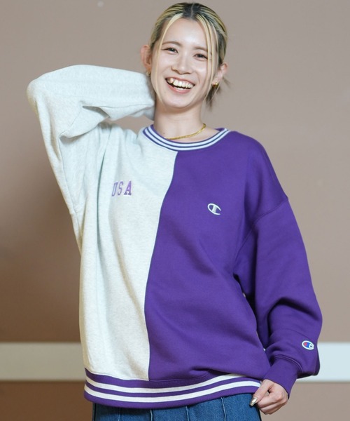 【セール】CHAMPION/チャンピオン スウェット 裏起毛 ルーズシルエット C3-A016（スウェット）｜Champion（チャンピオン）