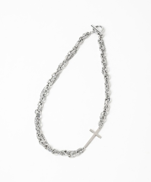 HARE(ハレ)の「クロスモチーフネックレス(HARE)(ネックレス・メンズ・シルバー・FREE)」の3枚目の写真