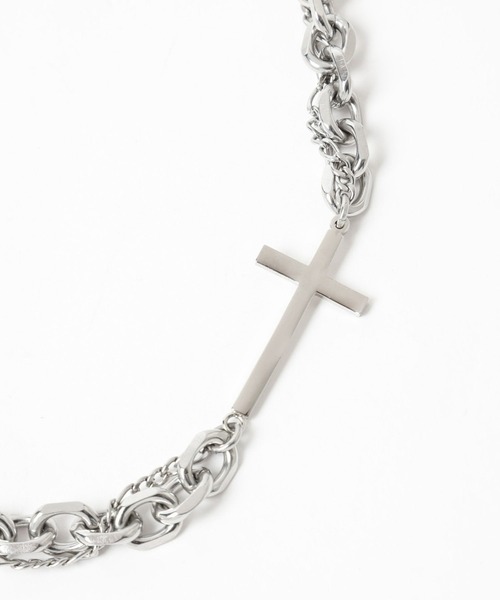 HARE(ハレ)の「クロスモチーフネックレス(HARE)(ネックレス・メンズ・シルバー・FREE)」の5枚目の写真