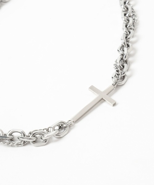 HARE(ハレ)の「クロスモチーフネックレス(HARE)(ネックレス・メンズ・シルバー・FREE)」の6枚目の写真