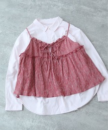 ●mini gingham キャミブラウス