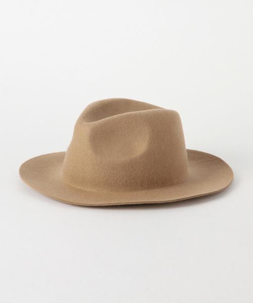 green label relaxing（グリーンレーベルリラクシング）の「GC フェルトナカオレハット②◆（ハット・レディース・ブラック/ライトグレー/ブラウン/ネイビー/ダークグリーン/ベージュ・フリー）」の14枚目の写真